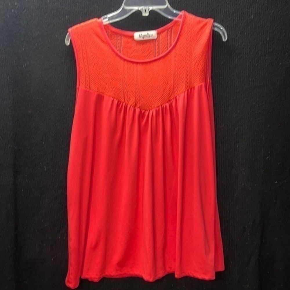 Haptics Tank Top Redish Orange Size‎ Medium